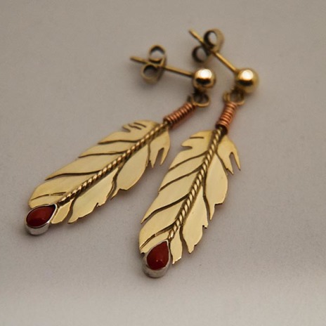 Native deals feather earrings